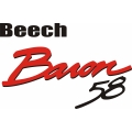 Beech Baron 58 Aircraft Logo,Decals!